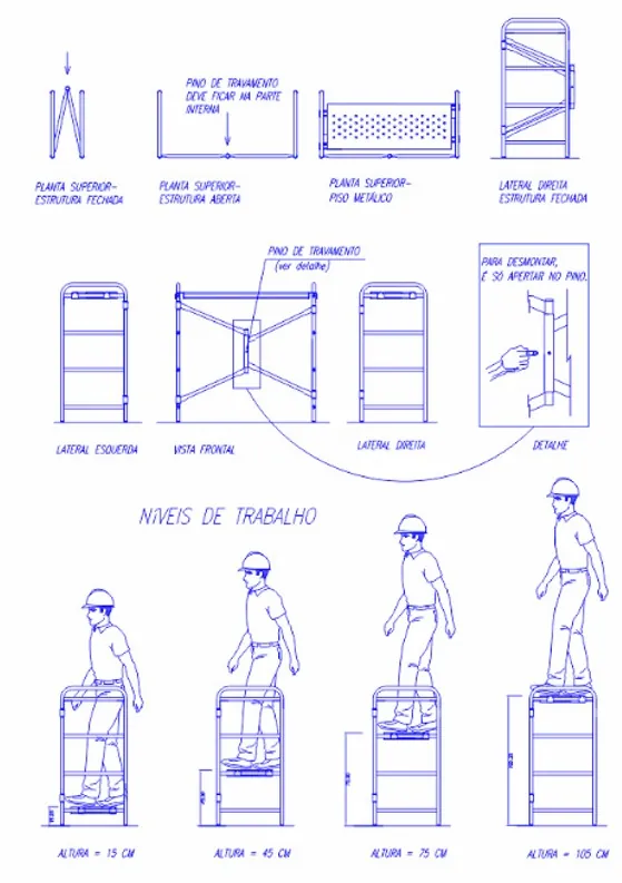 Andaime Retrátil