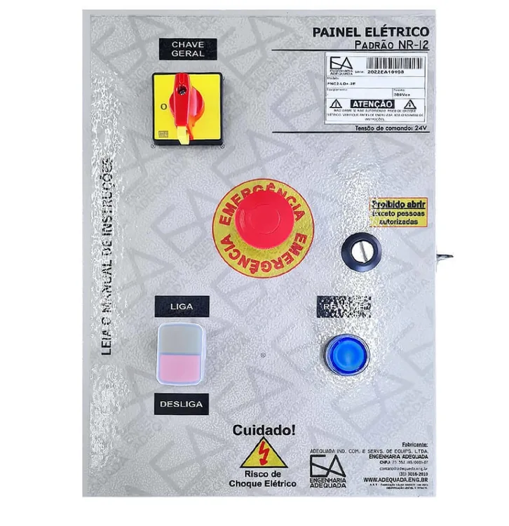 Painel Elétrico NR-12 (Categoria 4) – ATÉ 15A