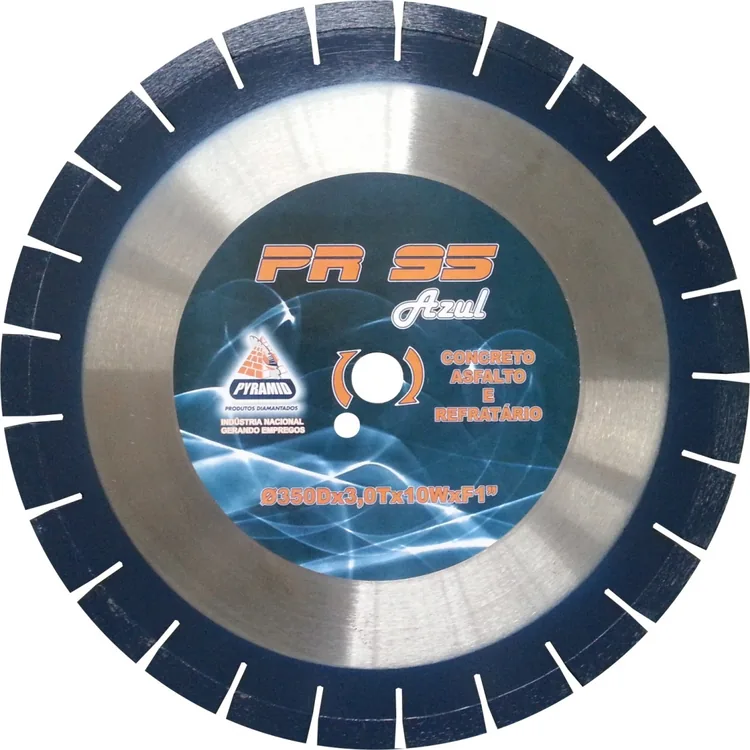 Serra Clipper (Cortadora de Piso) – Disco Diamantado Segmentado Para Asfalto 14X1 – Pyramid